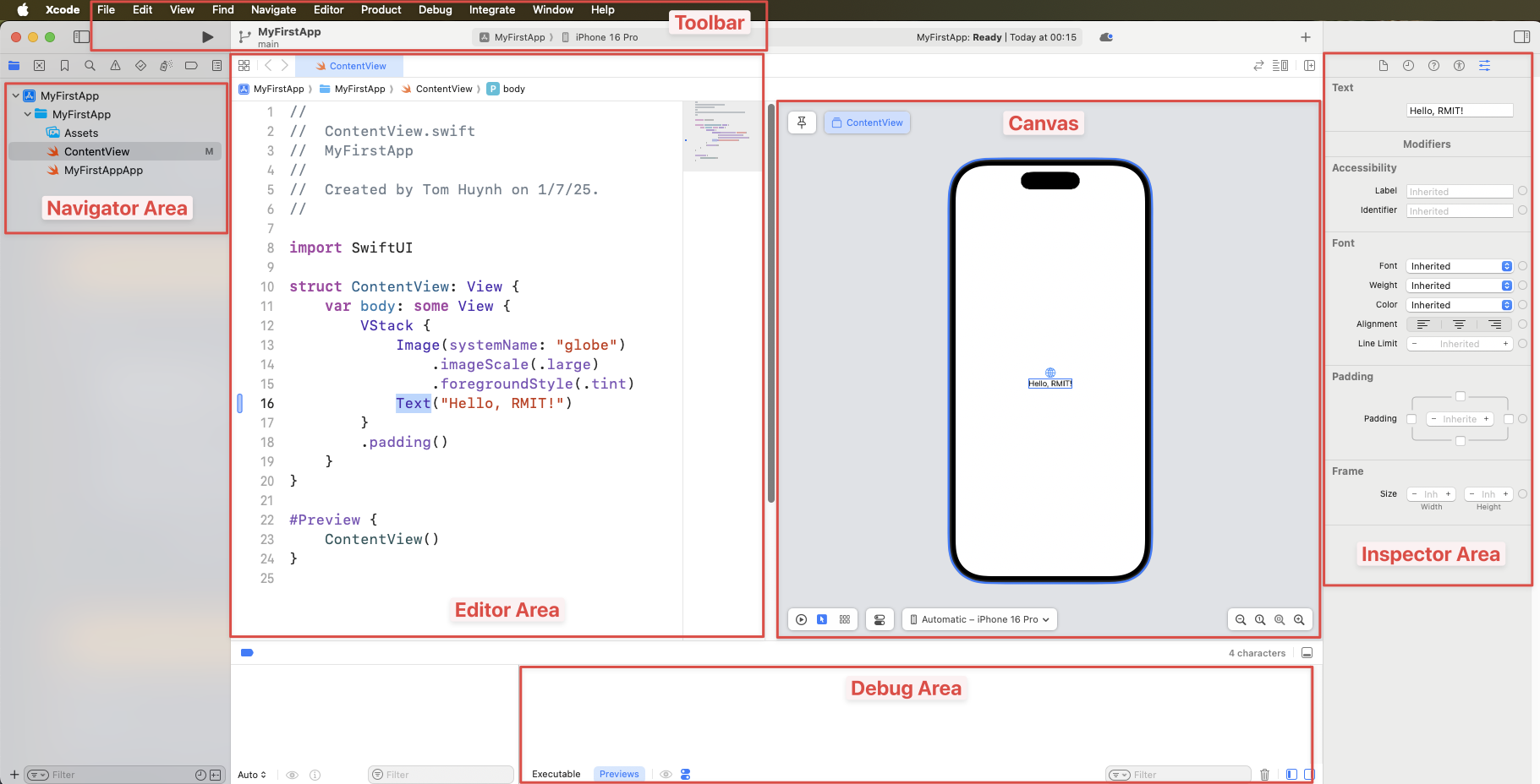 Start with Xcode - Step 6